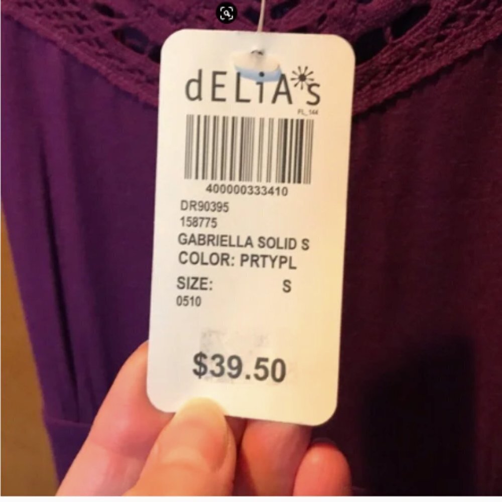 Delia’s Gabriella Solid Color Dress Size Small NEW NWT - Picture 6 of 7